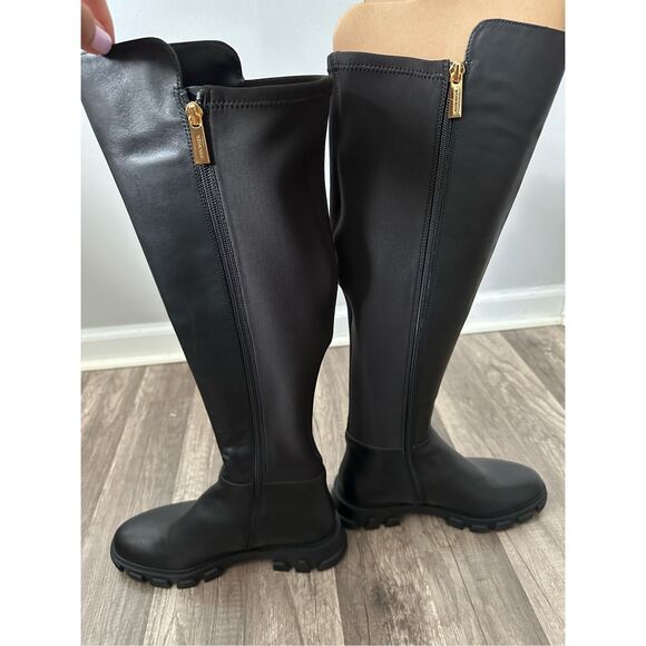 MICHAEL KORS RIDLEY BLACK OVER THE KNEE BOOT - Picture 8 of 11